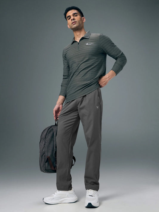 TechnoSport Men's Ragular-Fit Solid Track OR-229 (Smokey Olive)