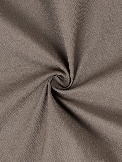 Technosport Solid Slim Fit Spread Collar Shirt with TS LYTRA For Men P-823 (Stone Grey)