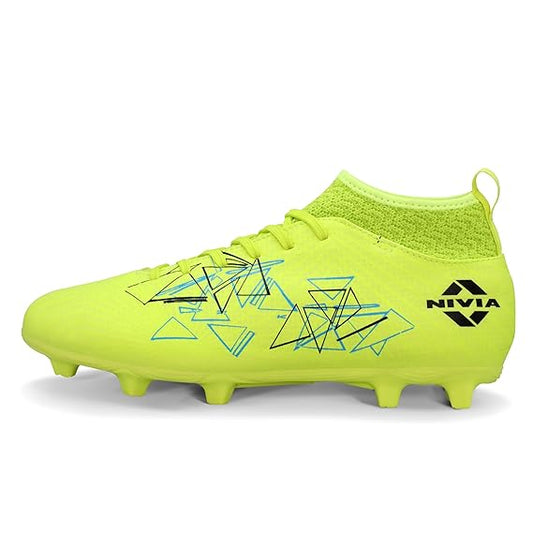 Nivia Pro Carbonite 7.0 Football Shoes for Men (Sunny Lime)