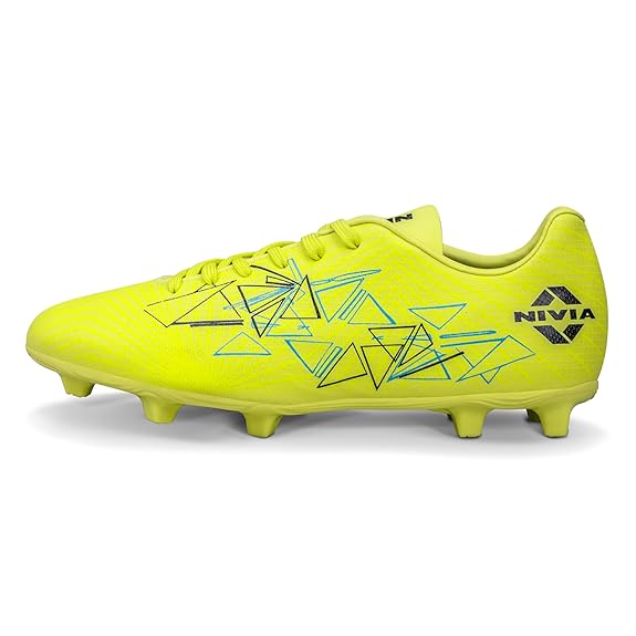 Nivia Carbonite 7.0 Football Shoes for Men - Sunny Lime