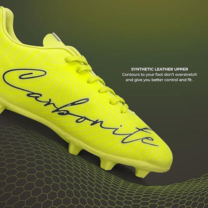 Nivia Carbonite 7.0 Football Shoes for Men - Sunny Lime