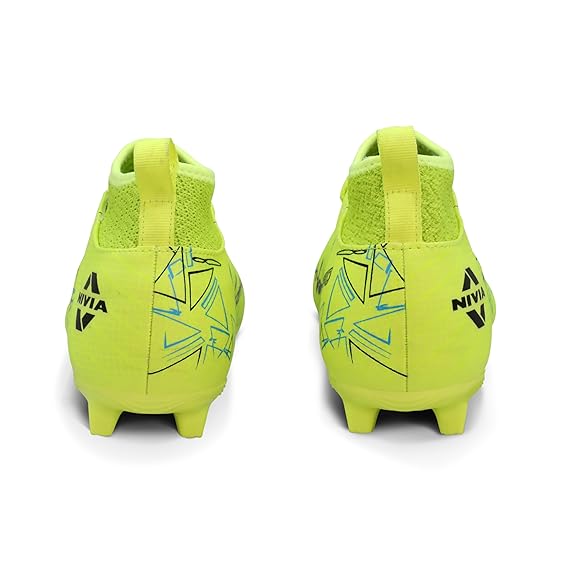 Nivia Pro Carbonite 7.0 Football Shoes for Men (Sunny Lime)