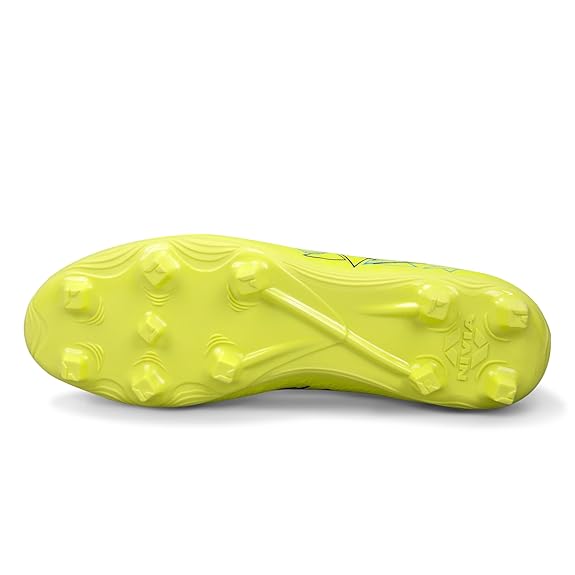 Nivia Carbonite 7.0 Football Shoes for Men - Sunny Lime