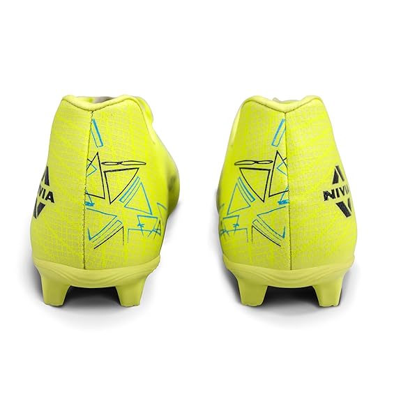 Nivia Carbonite 7.0 Football Shoes for Men - Sunny Lime