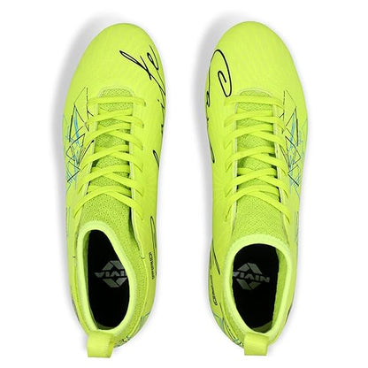 Nivia Pro Carbonite 7.0 Football Shoes for Men (Sunny Lime)