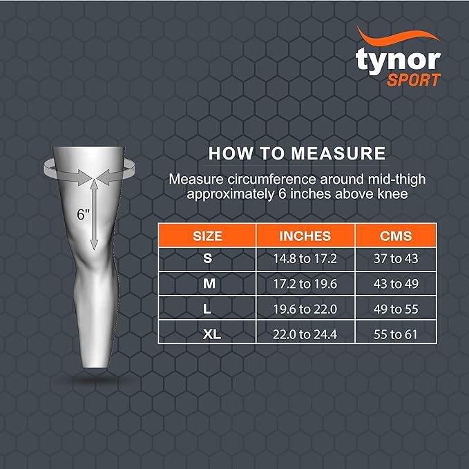 TYNOR Knee Cap Air Pro - Black Orange