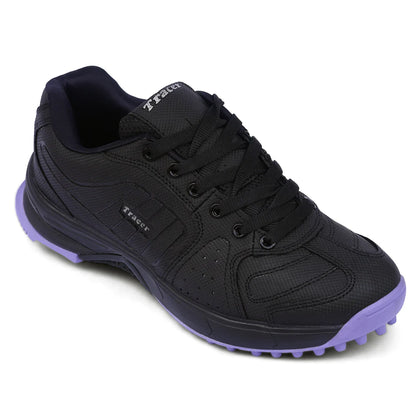 Tracer T-Spinner 193 Rubber Studs Cricket Shoes - Black/Purple