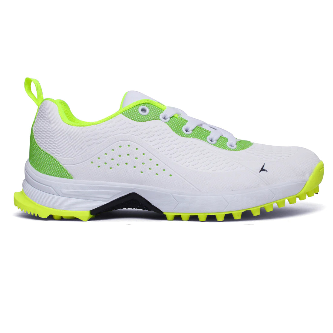 Tracer T-Spinner 194 Rubber Studs Cricket Shoes - White/Green