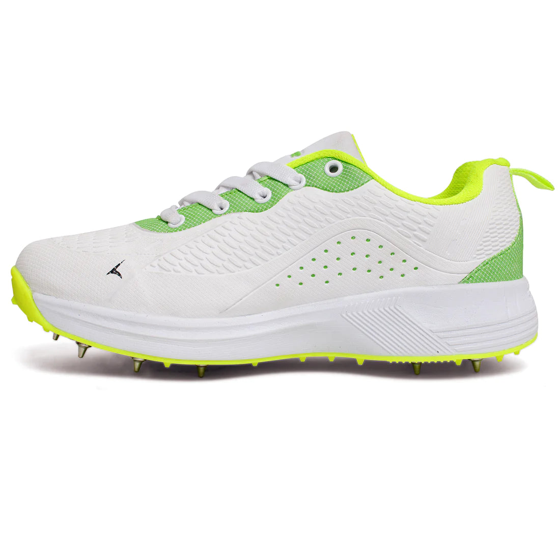 Tracer T-Spinner 294 Spikes Cricket Shoes - White/Green