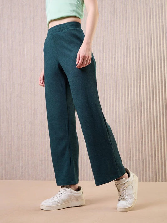 Technosport Women Relaxed Fit Trackpants WR-133 (Trekking Green)