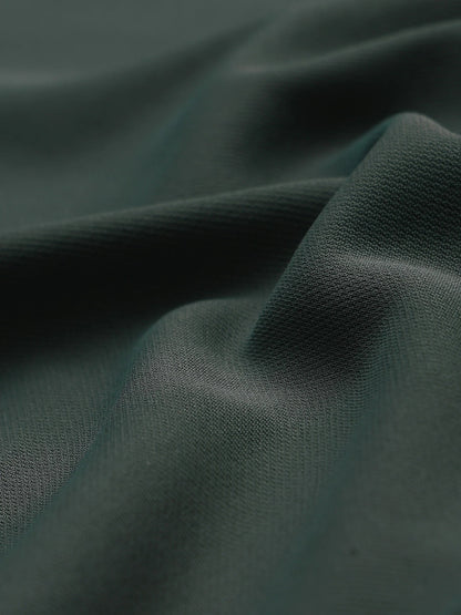 Technosport Solid Slim Fit Round Neck Sports Sweatshirt with ELASTOPLUS For Women WM-15 (Trekking Green)