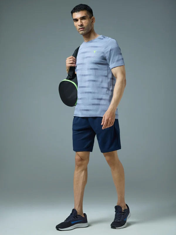 TechnoSport Crew Neck Half Sleeve Dry Fit T Shirt for Men OR-60 (Troposphere)
