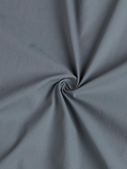 Technosport Solid Slim Fit Spread Collar Shirt with TS LYTRA For Men P-823 (Turbulence)