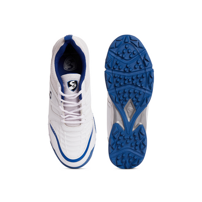 SG Steadler 6.0 Cricket Shoes White/Royal Blue