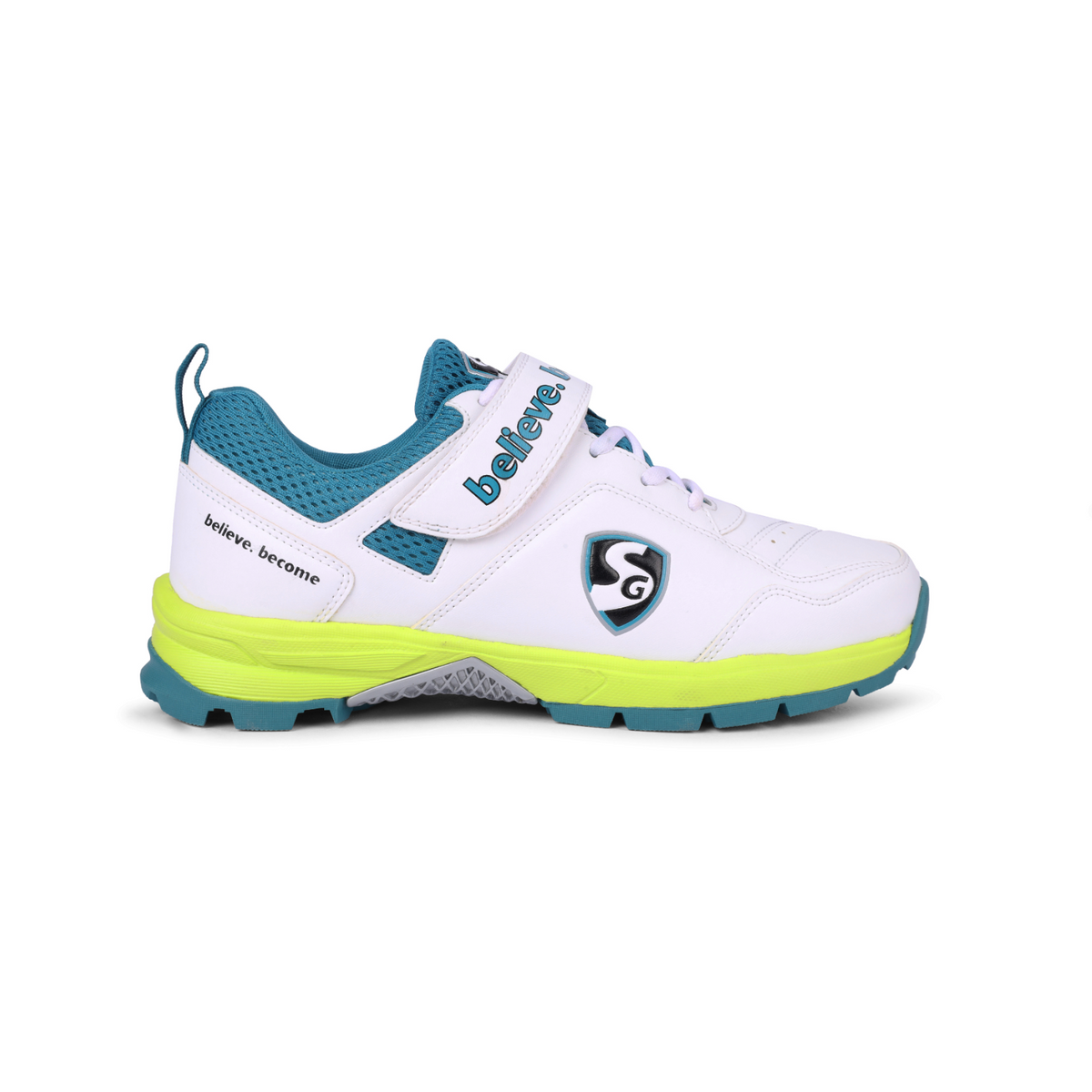 SG Century 6.0 Cricket Shoes White/Green