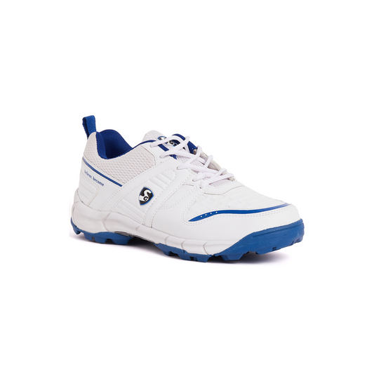SG Steadler 6.0 Cricket Shoes White/Royal Blue