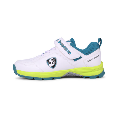 SG Century 6.0 Cricket Shoes White/Green