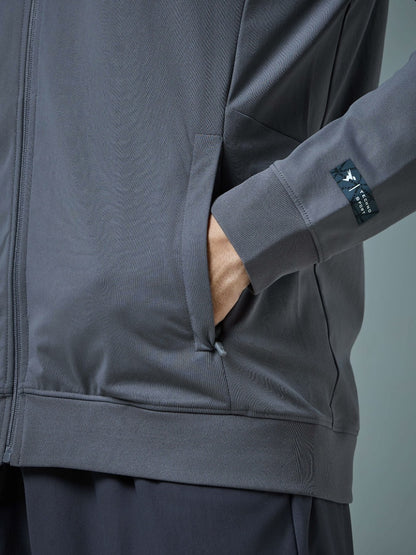 Technosport Solid Slim Fit Mock Neck Jacket For Men PM-98 (Vintage Indigo)