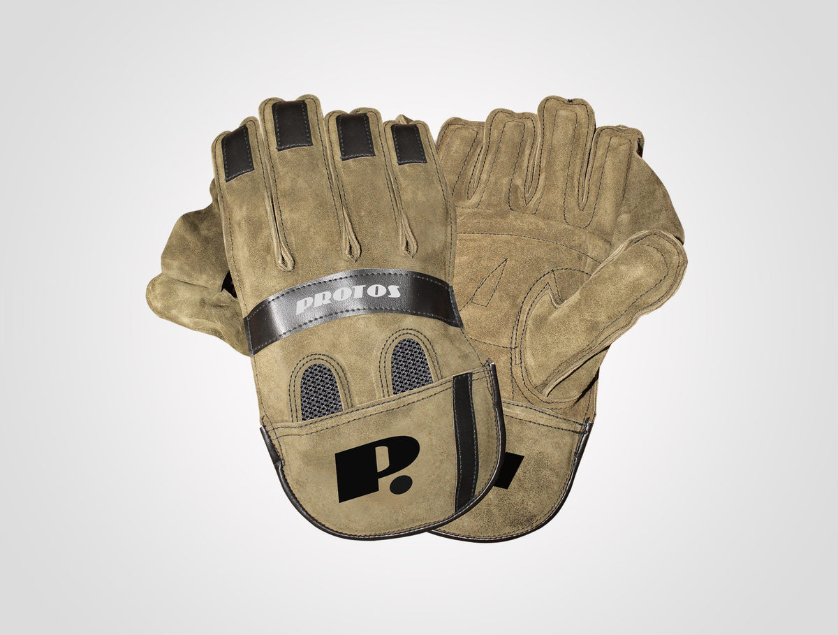 Protos Split Leather Wicket Keeping Gloves