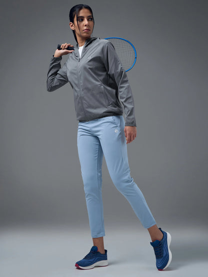 Technosport Slim Fit Hooded Jacket For Women WR-16 (Vinatage Indigo)