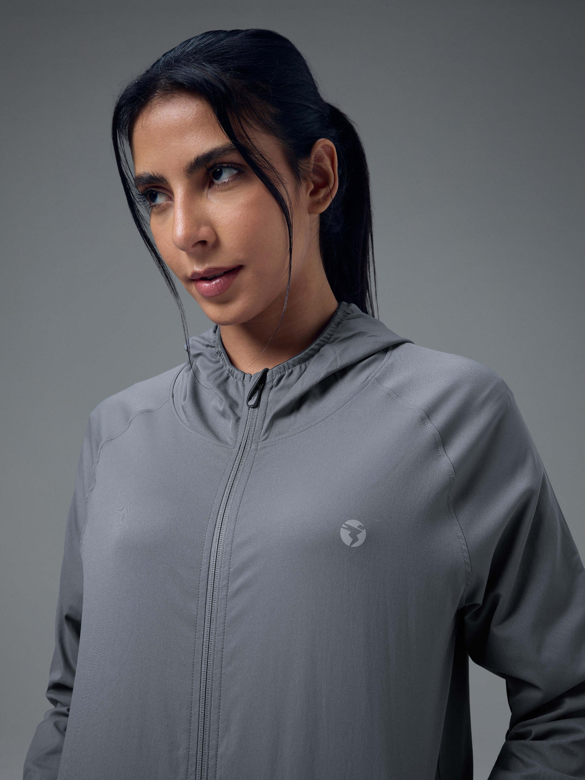 Technosport Slim Fit Hooded Jacket For Women WR-16 - Vinatage Indigo