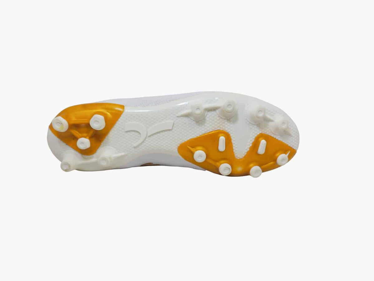 Sega Micro Plus Football Shoes - White/Gold
