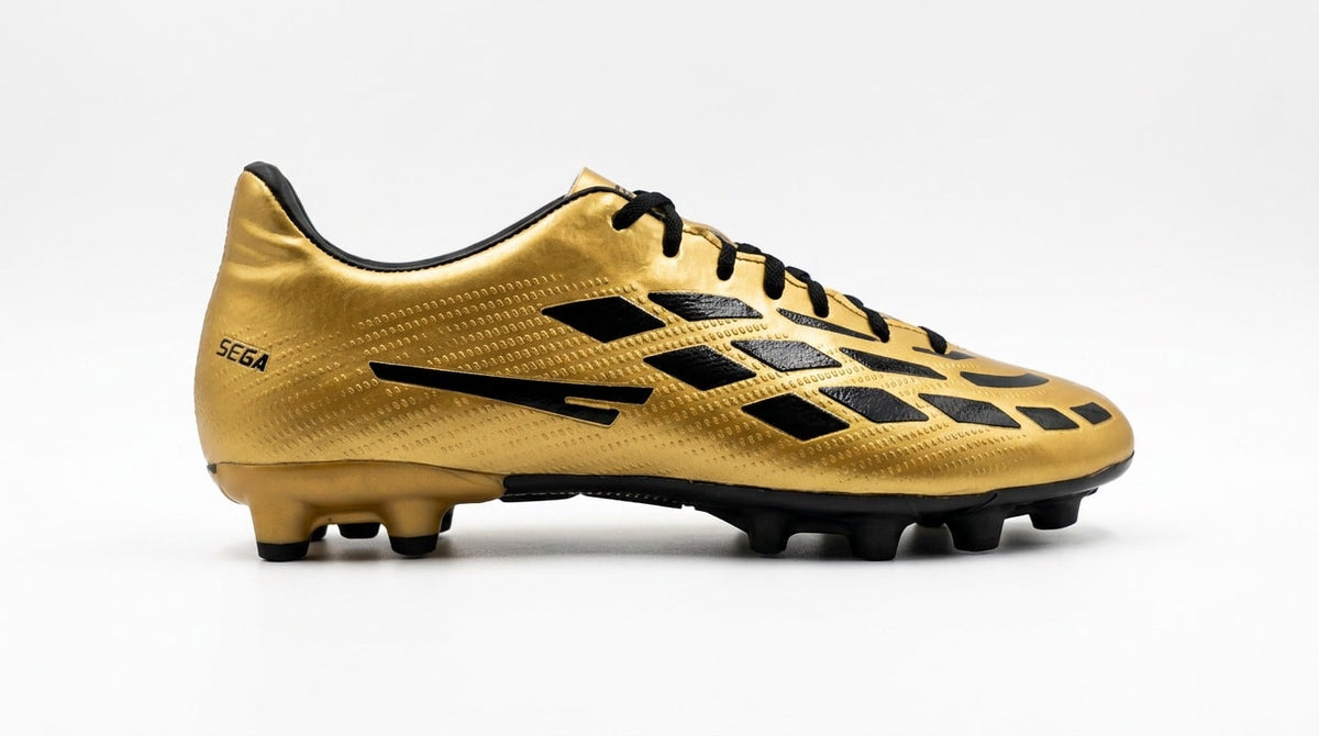 Sega Micro Plus Football Shoes - Gold/Black