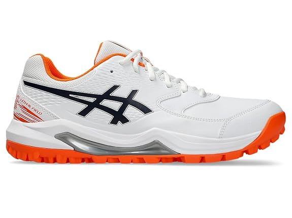 ASICS Lethal Field 2 Cricket Shoes (White/Oranage)