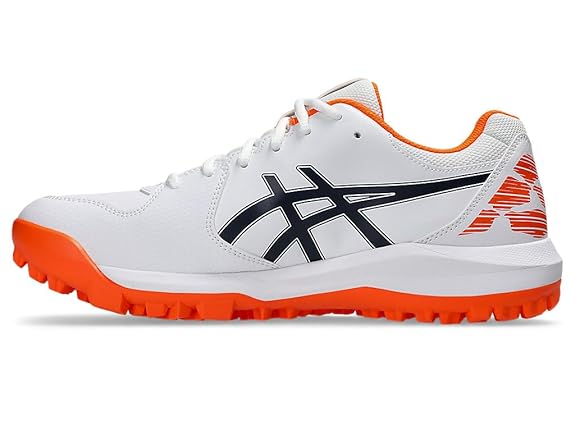 ASICS Lethal Field 2 Cricket Shoes (White/Oranage)