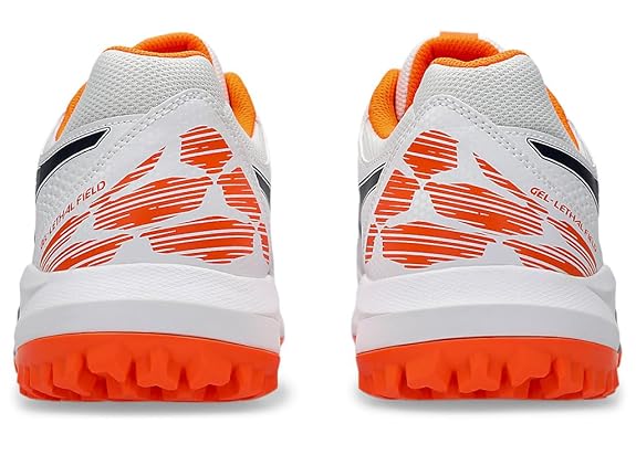 ASICS Lethal Field 2 Cricket Shoes (White/Oranage)