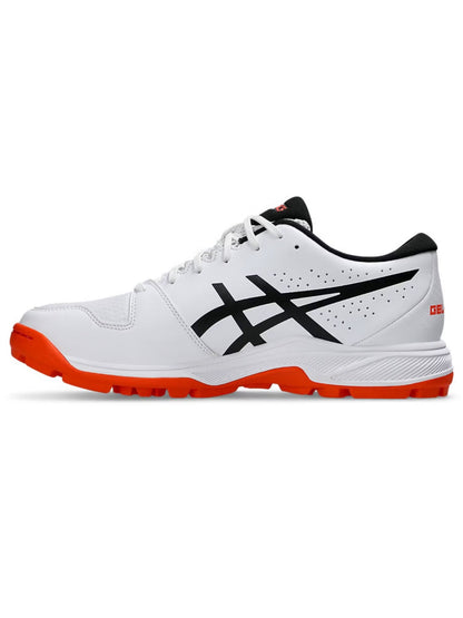 Asics Gel Peake 2 Cricket Shoes (White/Orange)