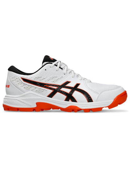 Asics Gel Peake 2 Cricket Shoes (White/Orange)