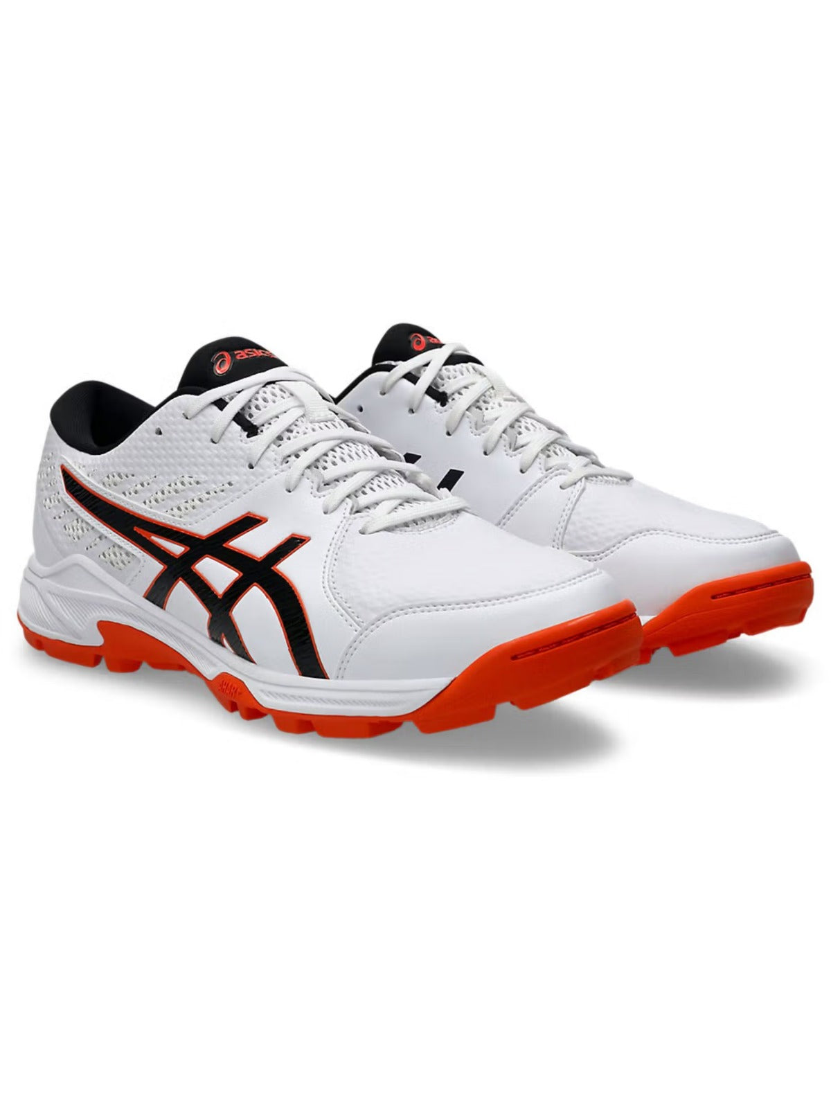 Asics Gel Peake 2 Cricket Shoes (White/Orange)