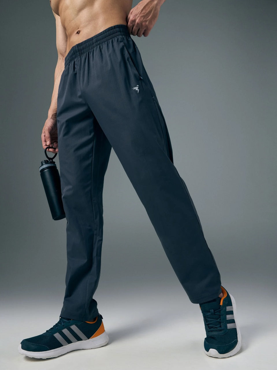 TechnoSport Men's Ragular-Fit Solid Track OR-229 (Woodland Gray)