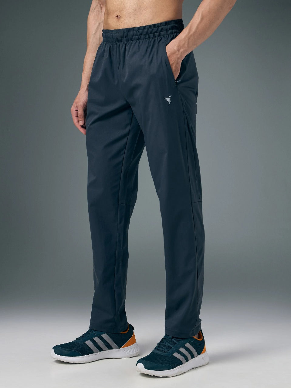 TechnoSport Men's Ragular-Fit Solid Track OR-229 (Woodland Gray)