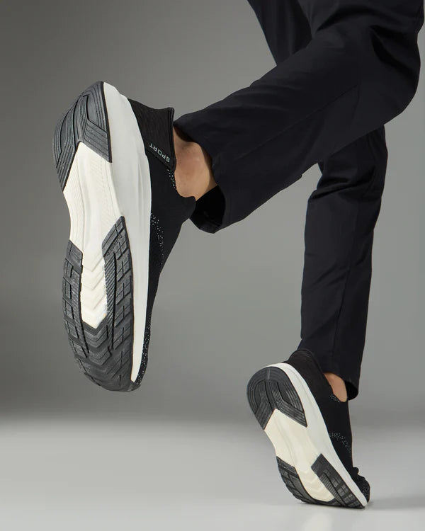 TechnoSport Men’s Zero Hands Slip-On Running Shoes | Lightweight NITROLITE Sports Shoes