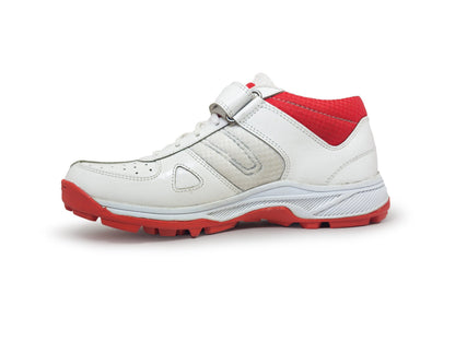 Sega Predator Plus/T3 Cricket Shoes - White/Red