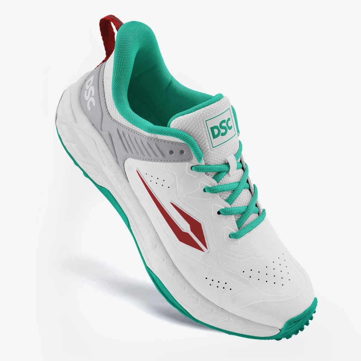 DSC End Game Cricket Shoes - SeaGreen/Maroon