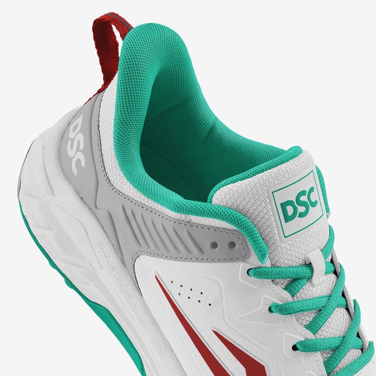 DSC End Game Cricket Shoes - SeaGreen/Maroon