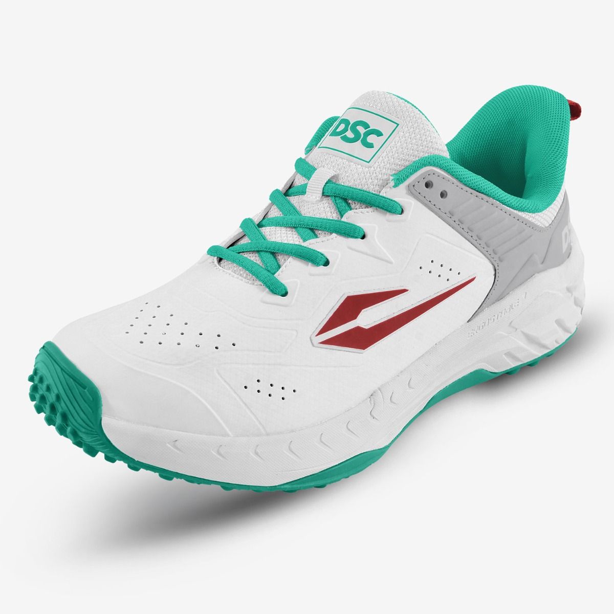 DSC End Game Cricket Shoes - SeaGreen/Maroon
