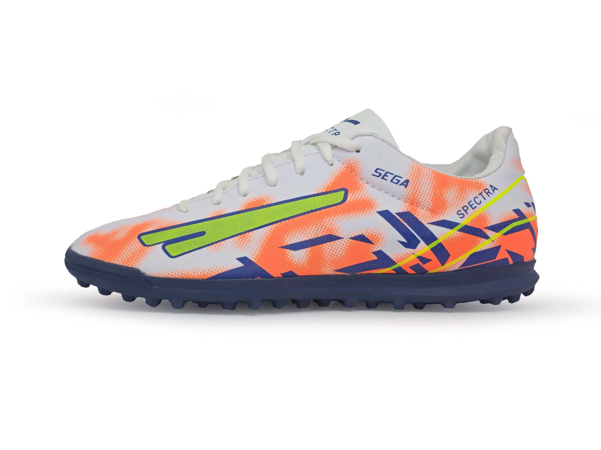 Sega Spectra Indoor Football Shoes - White/Orange