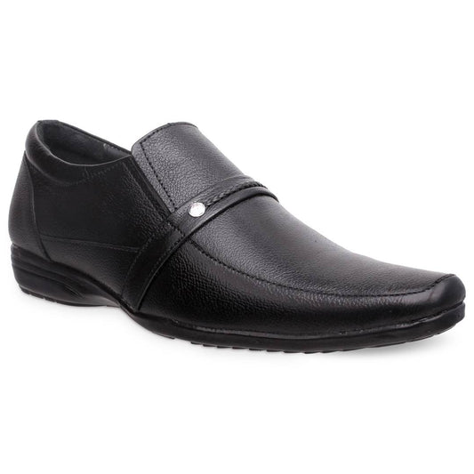 Black Synthetic Formal Shoes For Men