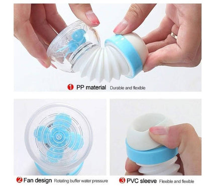 Water Faucet - 360 Degree Adjustable Water Saving Faucet Small Multicolour Pack of 1
