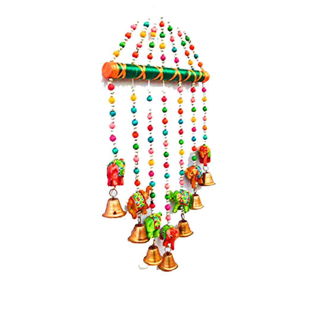 Beautiful Handmade Traditional Art Hanging Jhumar Showpiece Wind Chimes