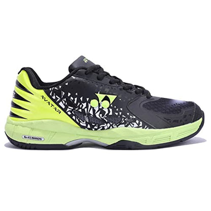Yonex Avatar Badminton Shoes (Black/Neon Volt/White)