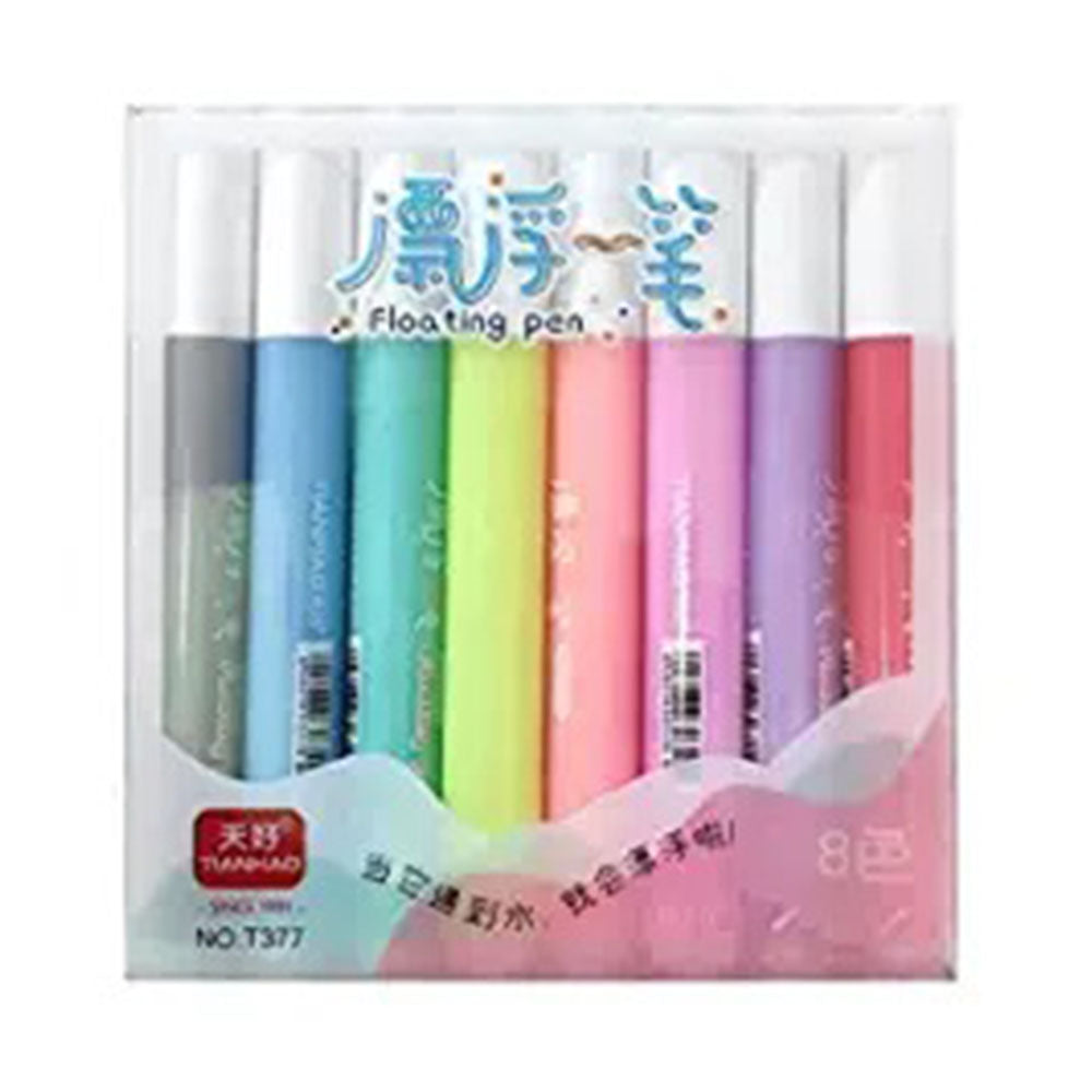 Colorful Magical Water Floating Painting Pen 8pcs