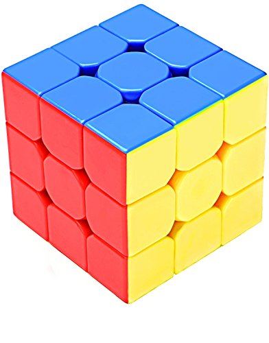 Negi Rs Speed Cube 3x3x3 for kids and adults,Multicolor, 1 Piece