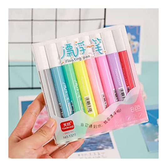 Colorful Magical Water Floating Painting Pen 8pcs