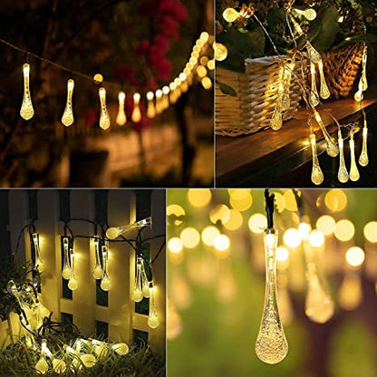 Waterdrop Shape LED Decorative String Lights