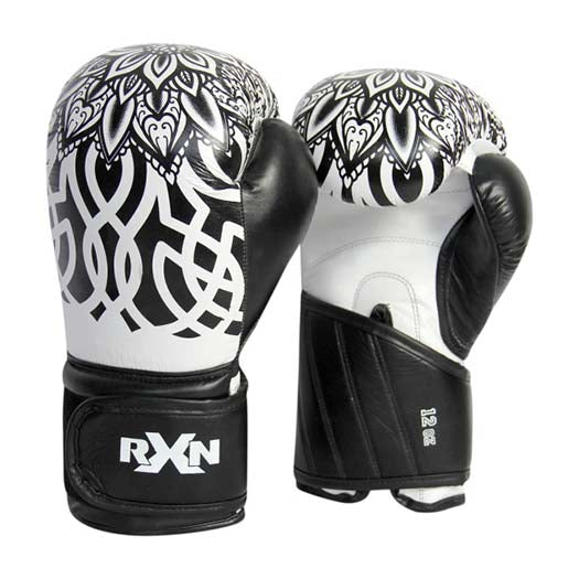 RXN Storm Sparring Boxing Gloves (White)